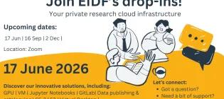 Promo image for EIDF drop-in in June 2026