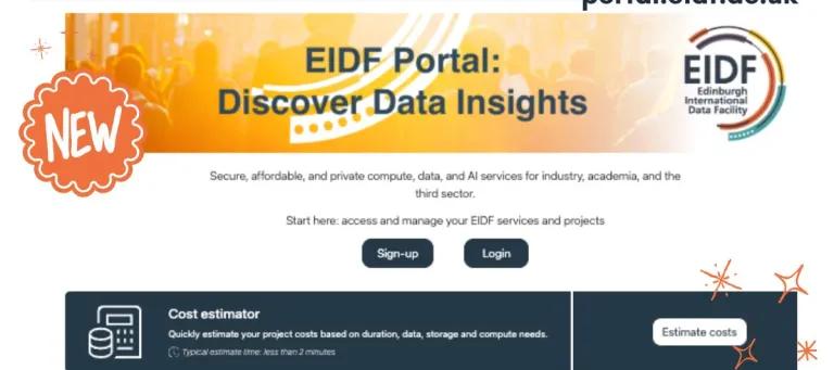 EIDF portal new features