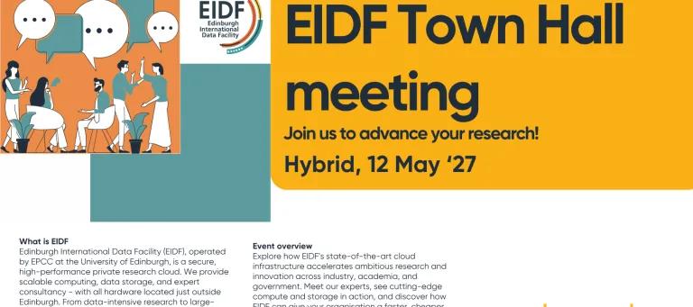 2027 EIDF Town Hall meeting